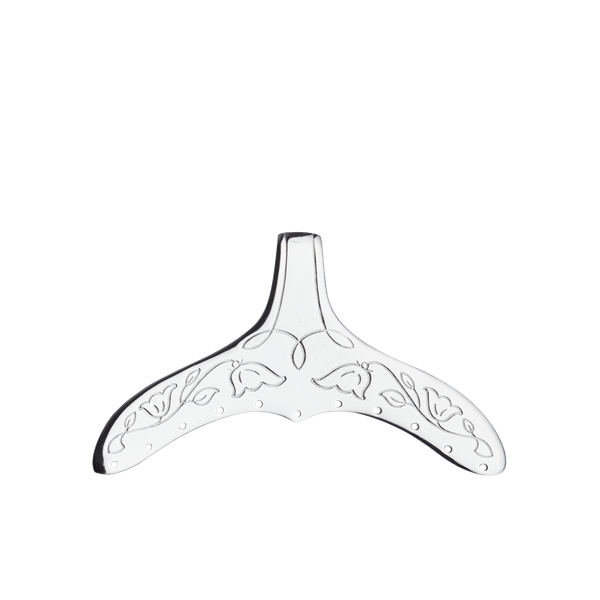 Veskekrok Lofoten forsølva til barn, kvit