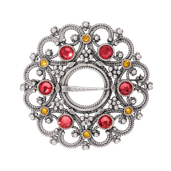 Rosesølje oksidert, med store og små krystaller