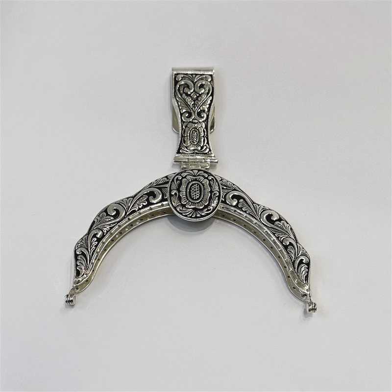 Oksidert veskelås til Tromsø Festdrakt veske