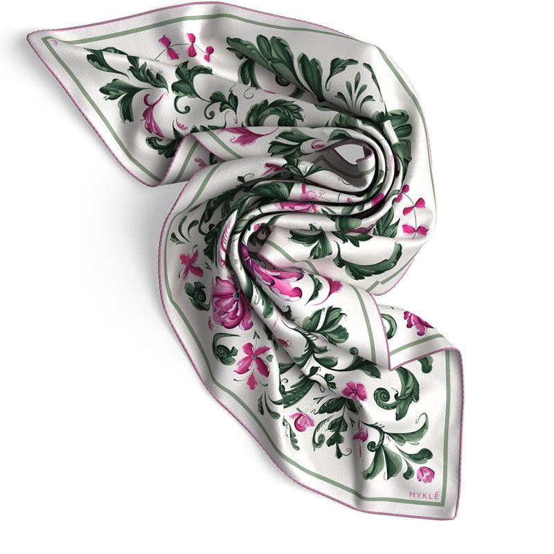 Mairose sjal i modal 90 cm